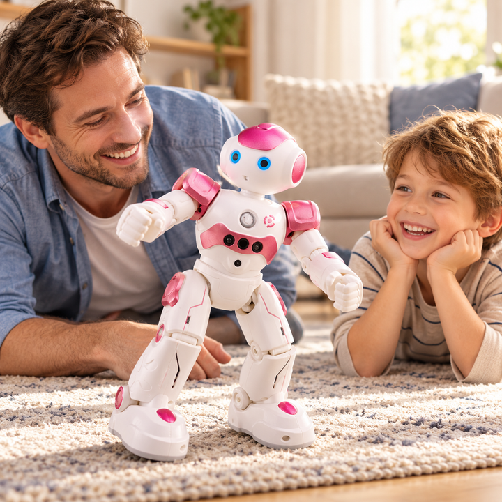 Remote Control Robot Interactive Smart Toy Robot for Kids with Lights