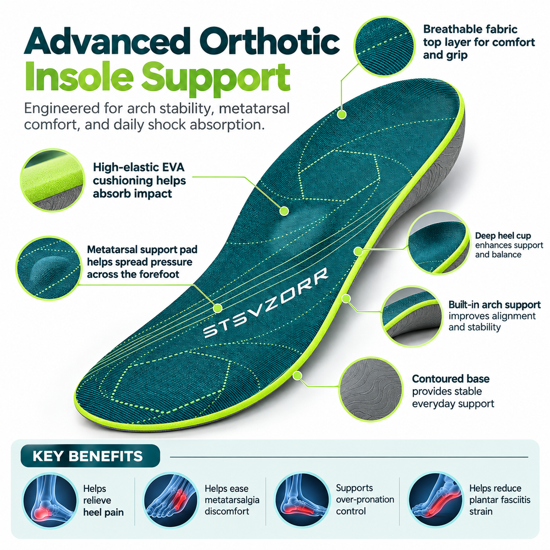 Plantar Fasciitis Arch Support Orthotic Insoles for Running