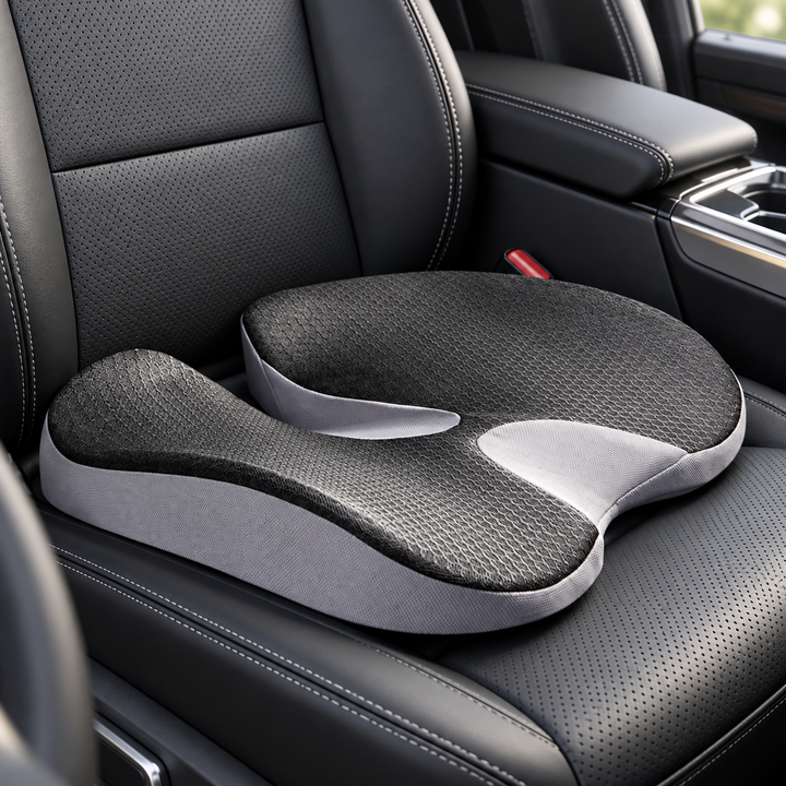 Orthopedic Car Seat Cushion Memory Foam Support Anti Slip Pad