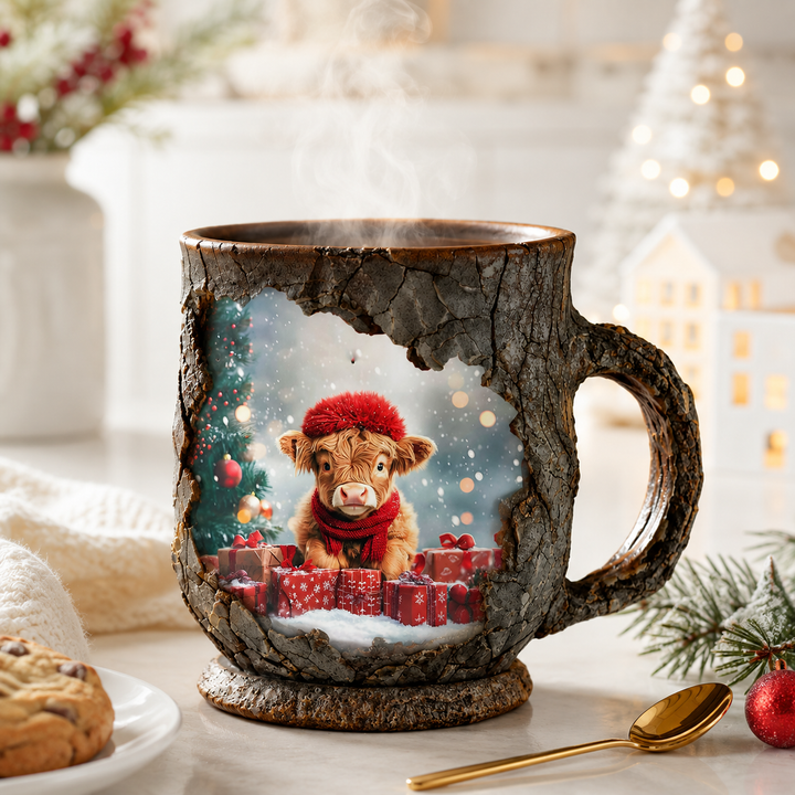 Halloween Resin Mug Bigfoot Witch Reindeer Santa Novelty
