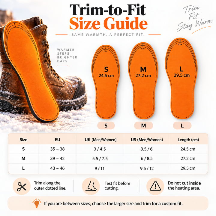 Rechargeable Heated Insoles Work Boots Thermal Foot Warmers
