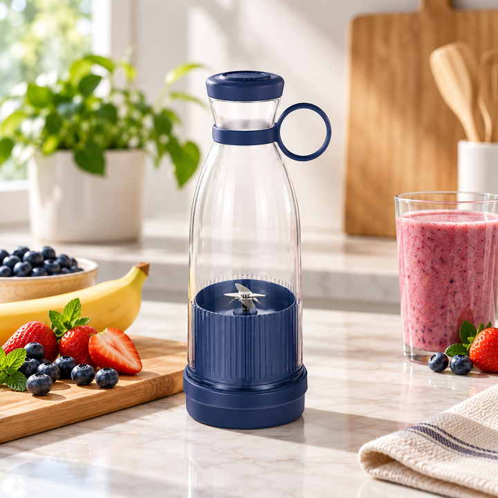 Portable Juice Blender USB Rechargeable Personal Smoothie Maker Bottle