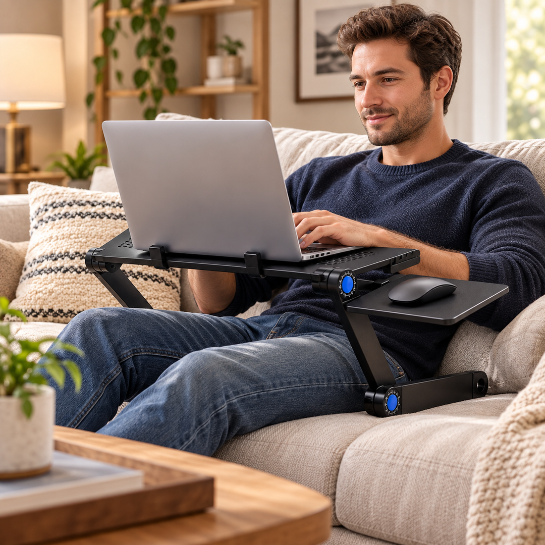 Adjustable Laptop Stand for Couch Bed Portable Lap Desk