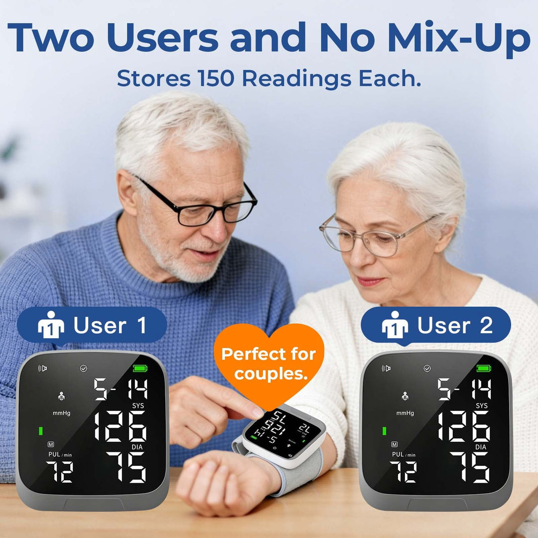 Automatic Rechargeable Wrist Blood Pressure Monitor Device