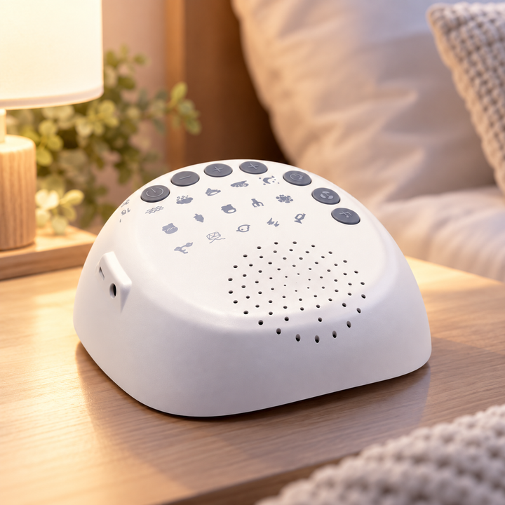 White Noise Machine Sleep Sound Machine with Timer for Baby