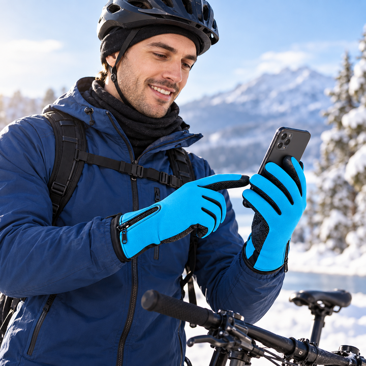 Waterproof Thermal Gloves Touchscreen Windproof for Men Women