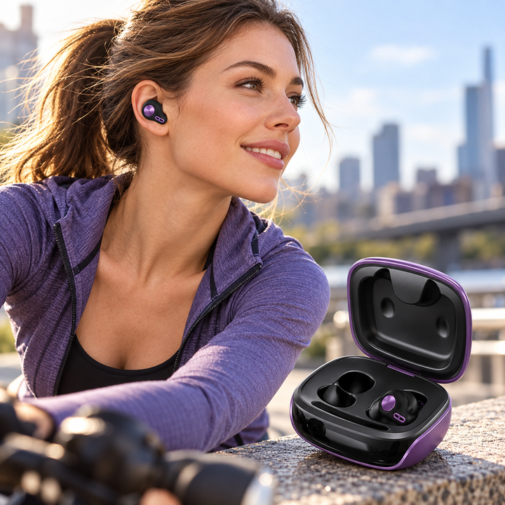 Waterproof Running Earphones Wireless Bluetooth Sport Ear Hooks