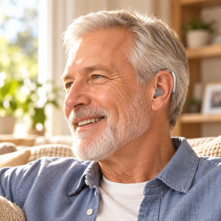 Rechargeable BTE Digital Hearing Aids with Noise Cancelling