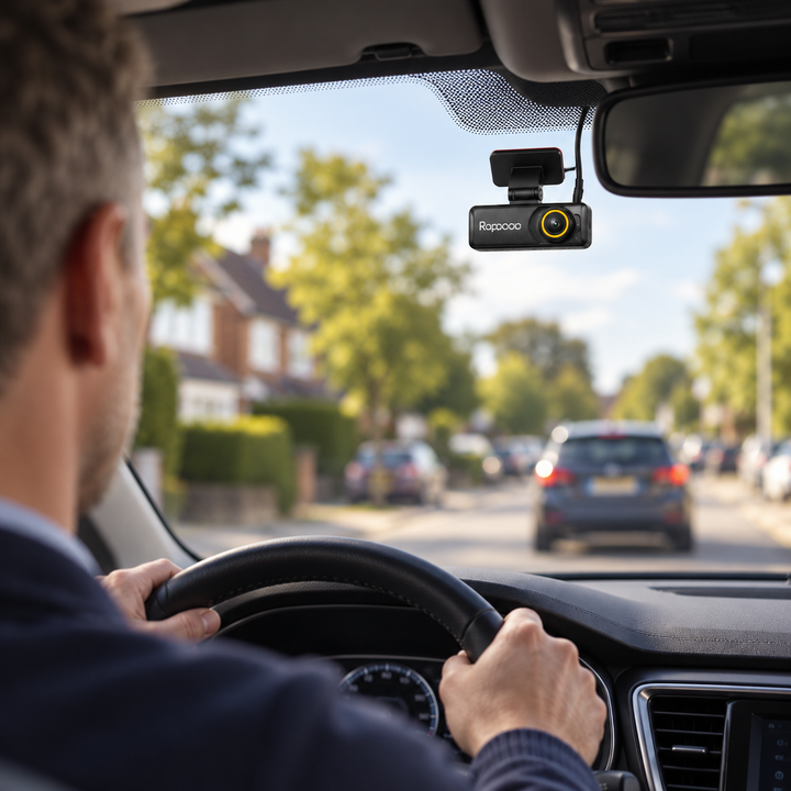Wireless Dash Cam and Hands-Free Phone Kit for Cars