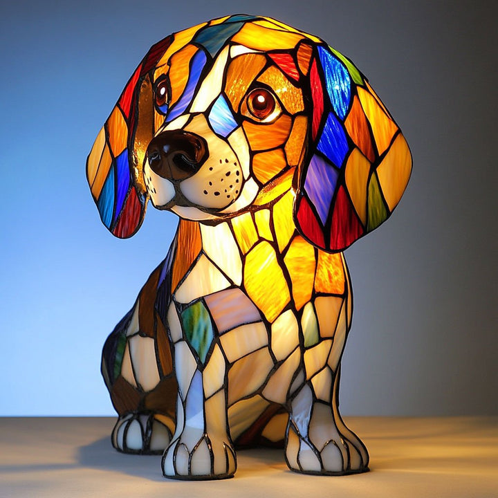 Bulldog Shaped Table Lamp Lighting Fixture