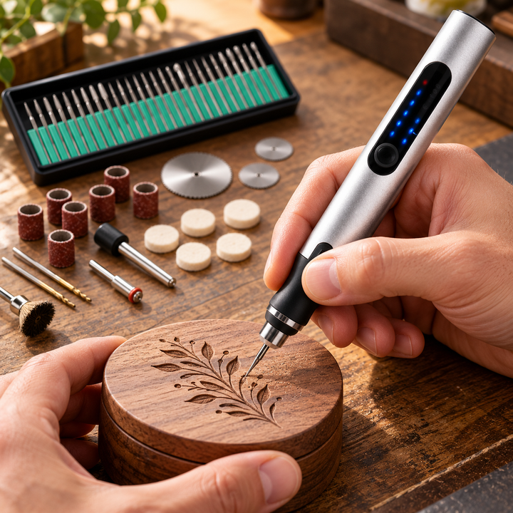 Cordless Electric Engraving Pen Rechargeable Etching Tool Metal