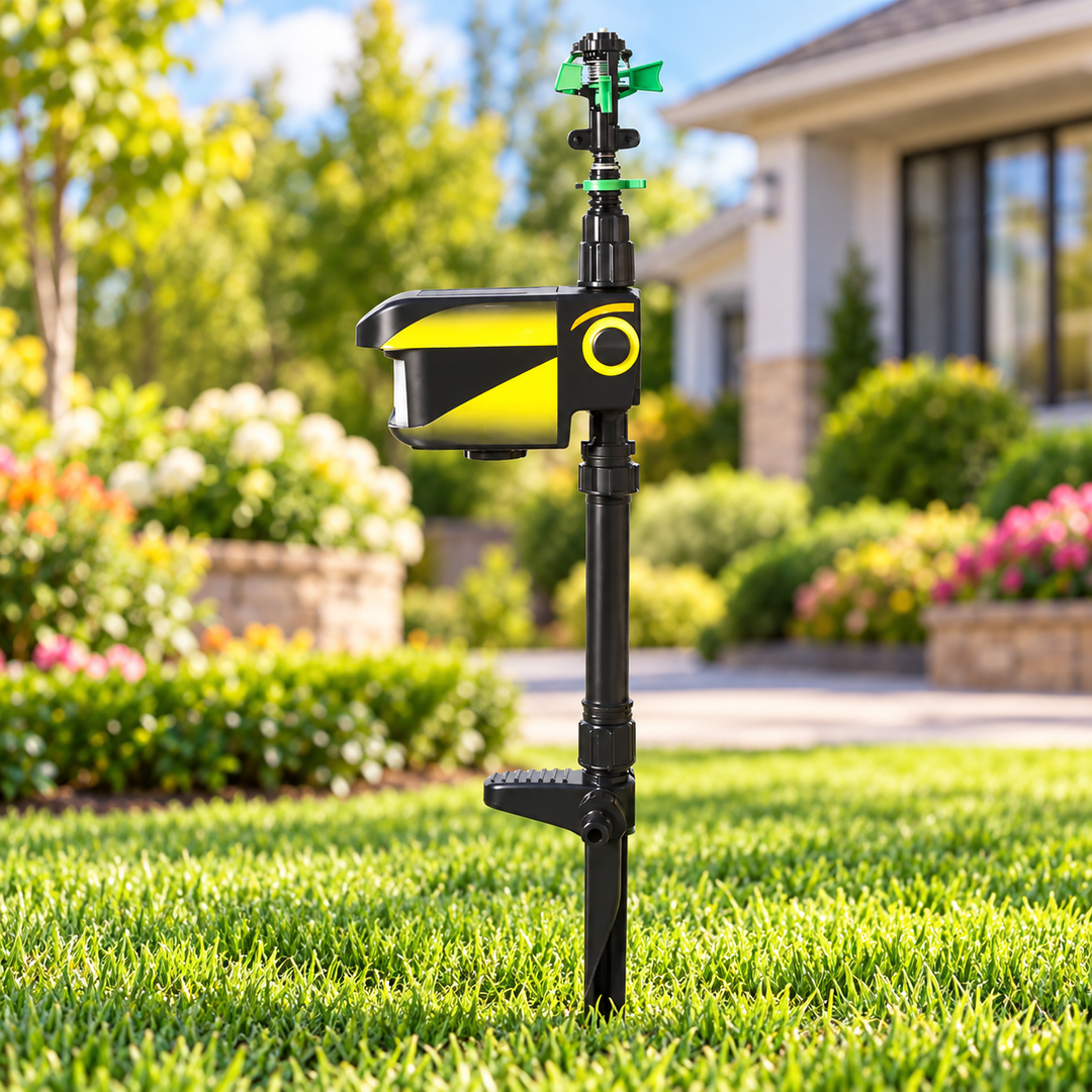Motion Activated Sprinkler Solar Animal Deterrent for Garden