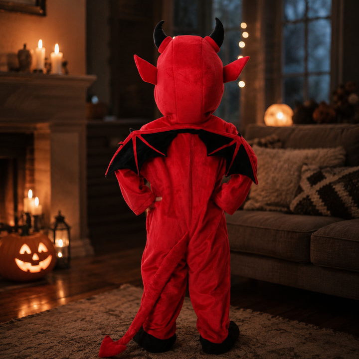 Kids Devil Bat Wings Halloween Costume Boys Girls
