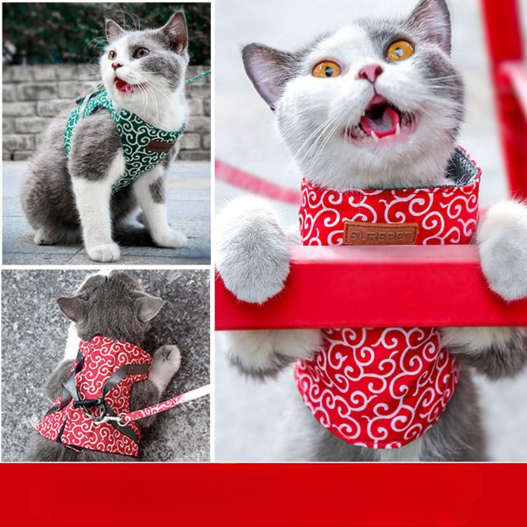Adjustable Cat Harness Pet Harness for Cats