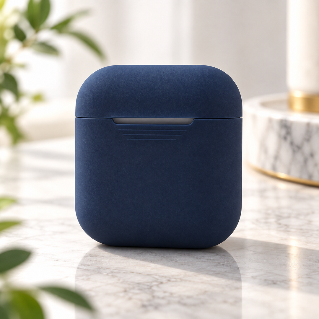 Protective Case for AirPods Shockproof Silicone Cover with Keychain