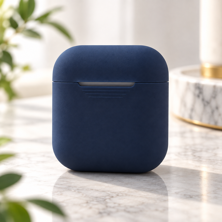 Protective Case for AirPods Shockproof Silicone Cover with Keychain