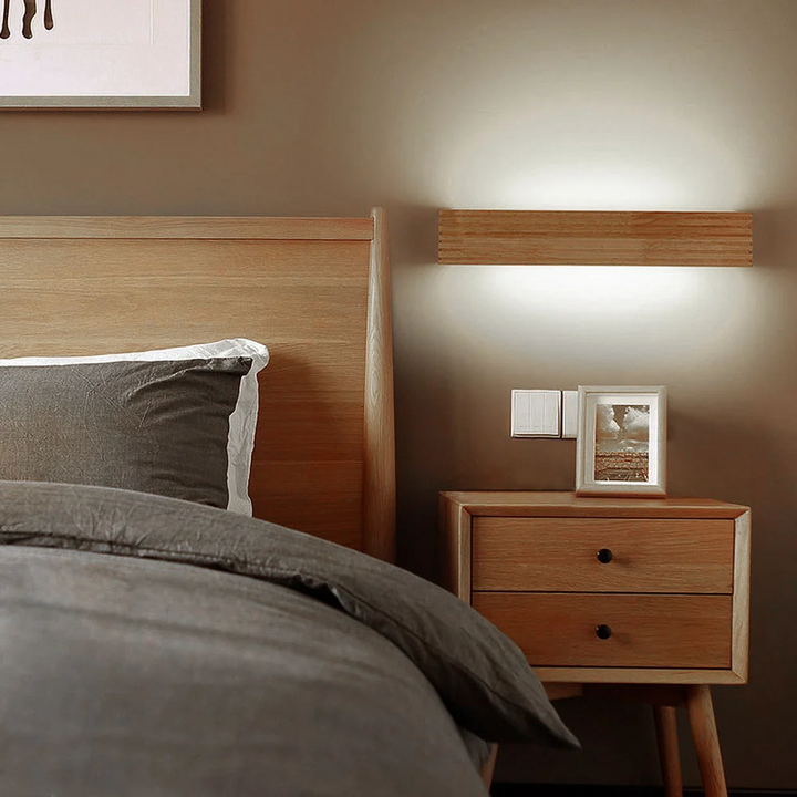 Wooden Wall Lights for Bathroom Mirrors Vanity Lighting
