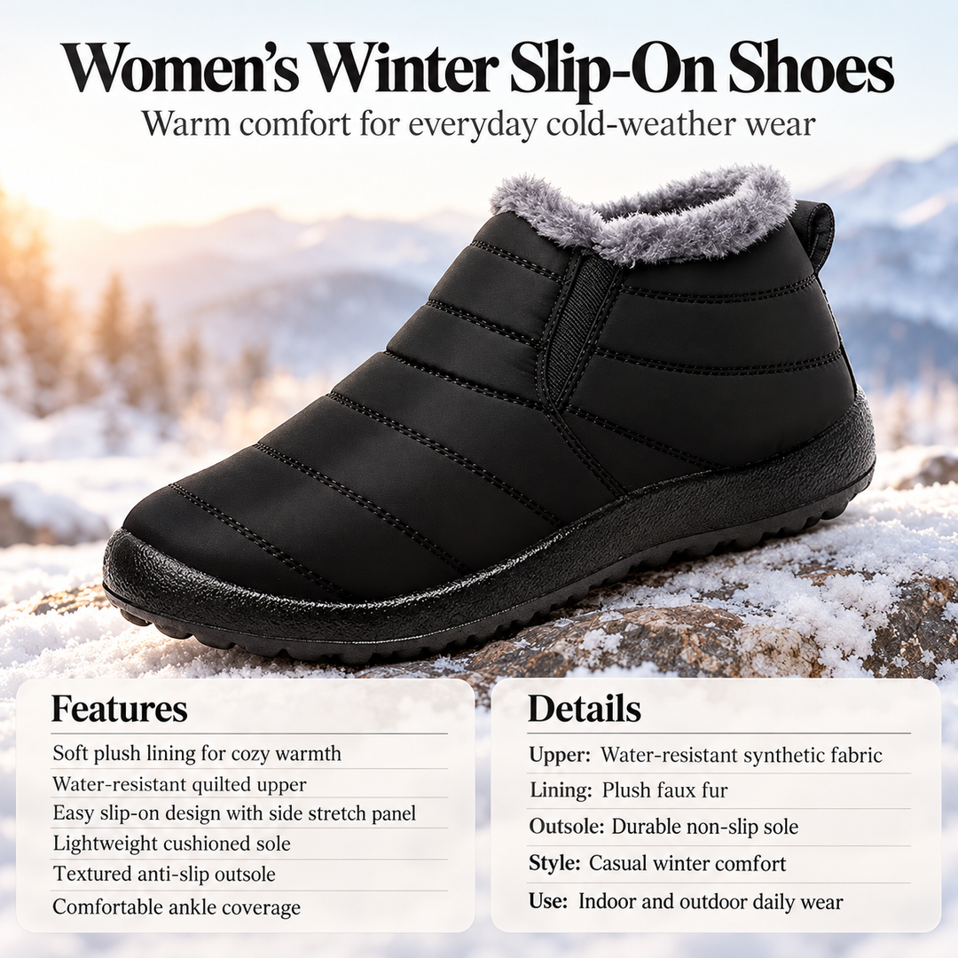 Mens Winter House Slippers Warm Waterproof Indoor Boot Slippers