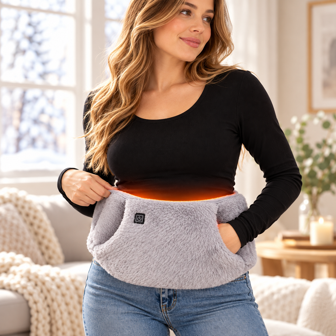 USB Rechargeable Hand and Waist Warmer Portable Heat Pad