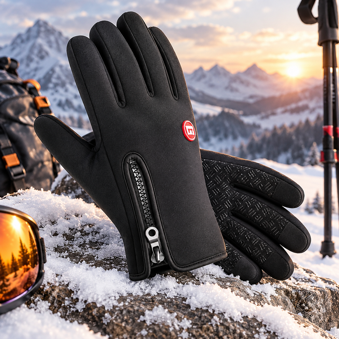 Electric Heated Gloves Waterproof Winter Gloves Rechargeable