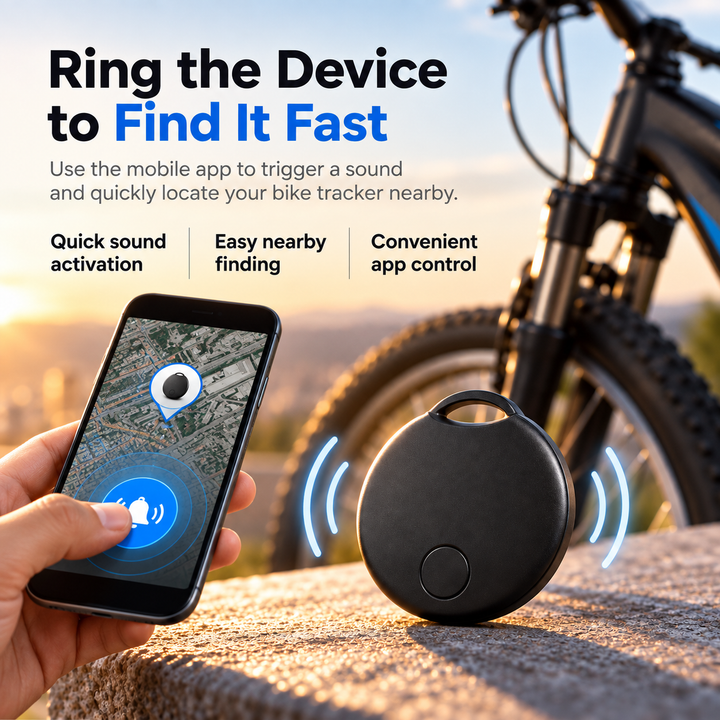 GPS Bike Tracker Subscription Free Water Resistant for Bicycles