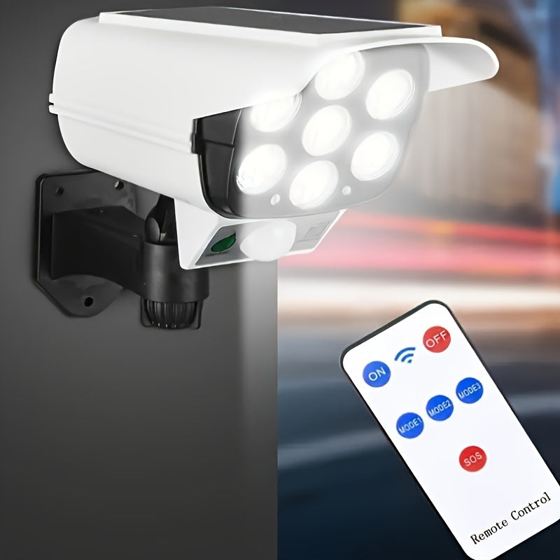 Solar Powered Outdoor Motion Sensor LED Floodlight