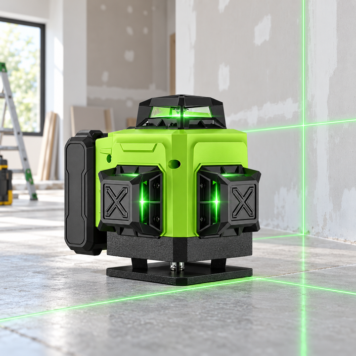 16 Line 4D Laser Level Self Levelling Green Beam for DIY and Building