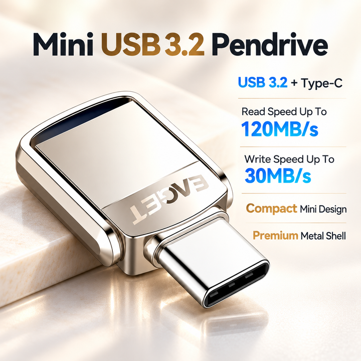 Encrypted USB Flash Drive Password Protected Secure Backup