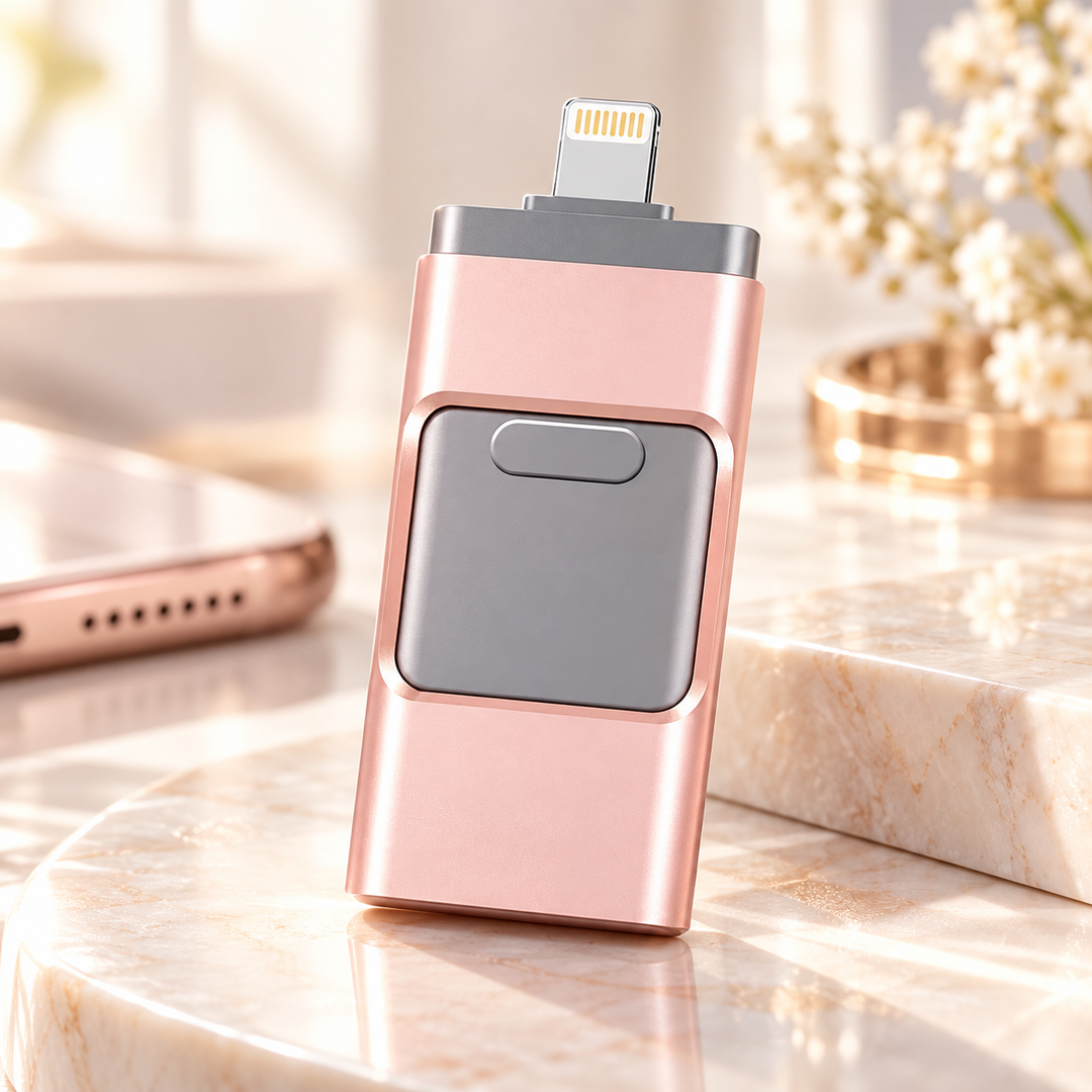 USB Flash Drive for iPhone and Android 4 in 1 High Speed Storage