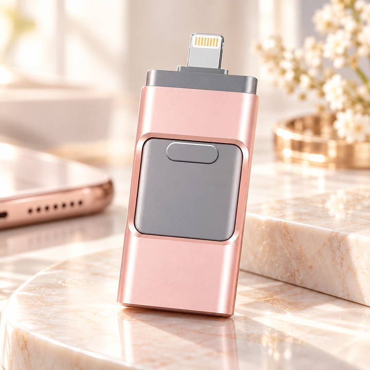USB Flash Drive for iPhone and Android 4 in 1 High Speed Storage