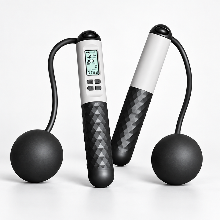 Weighted Cordless Jump Rope with Counter Tangle Free Skipping