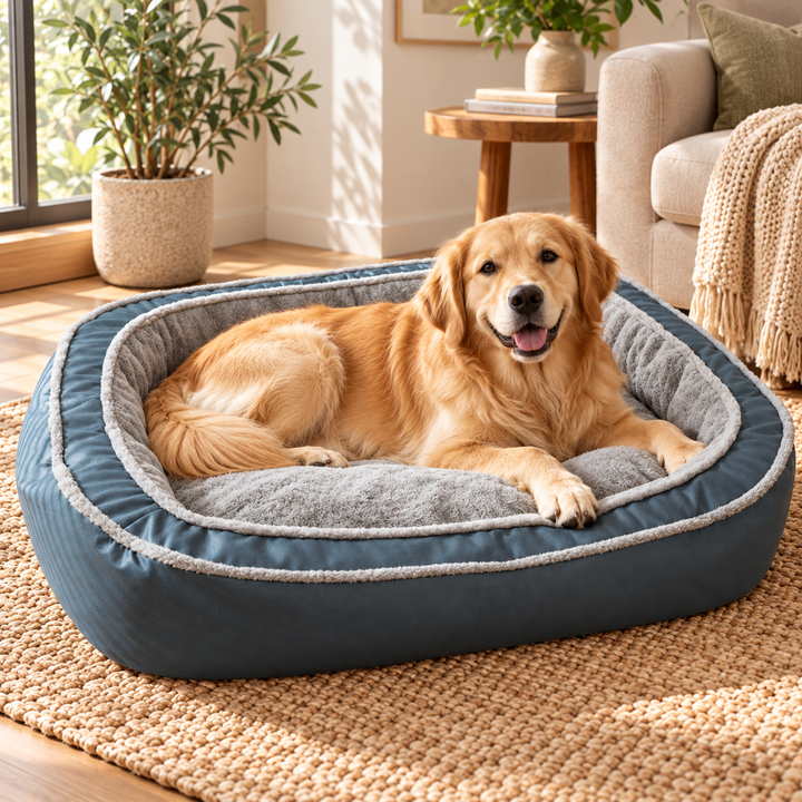 Orthopedic Dog Bed Memory Foam Mattress Large Dogs Washable