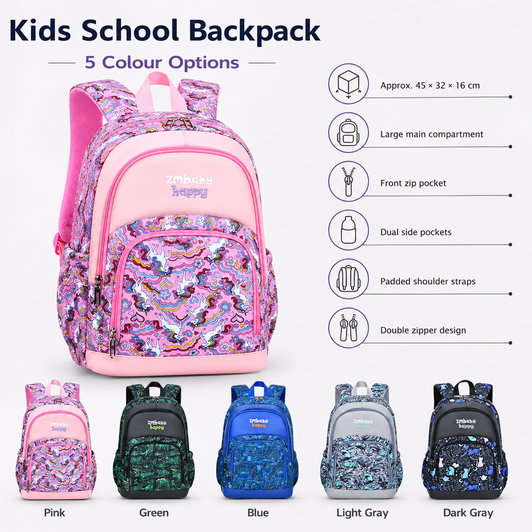 Kids Large Capacity Primary School Backpack
