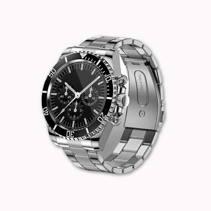 Digital Round Smartwatch Fitness Tracker Military Health Watch