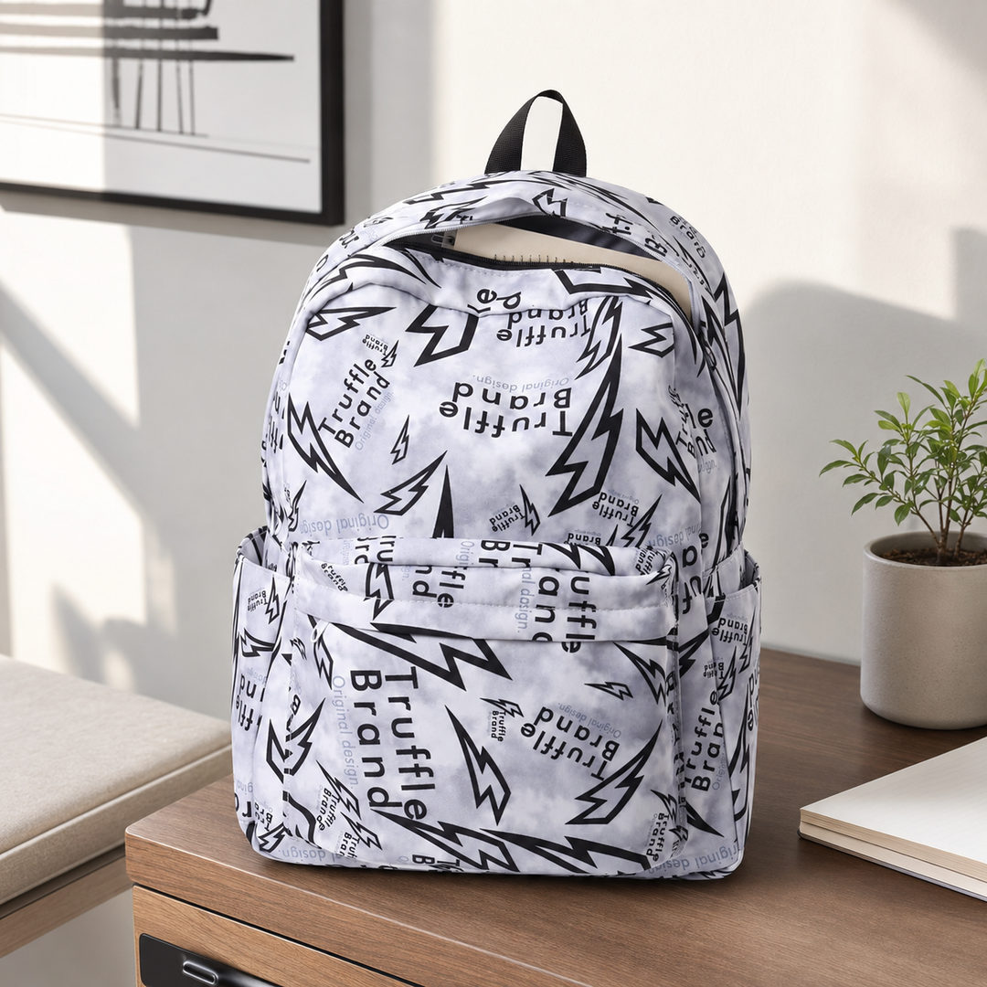 Street Graffiti Unisex School Backpack for Students
