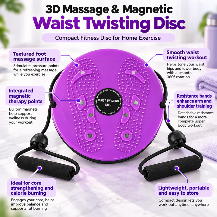 Magnetic Twisting Disc Balance Board Core Waist Trainer for Home