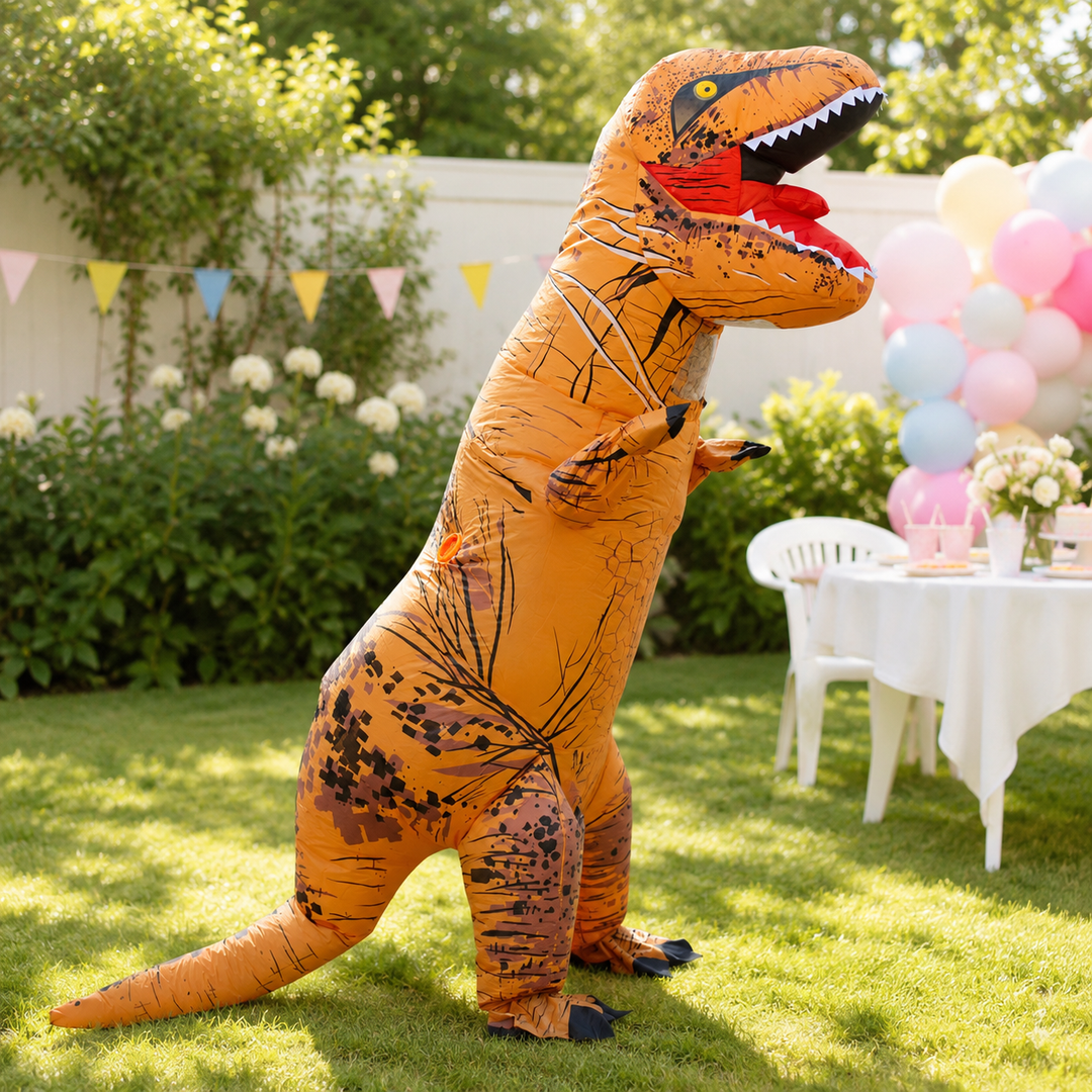 Inflatable T-Rex Dinosaur Costume Adults Halloween Funny