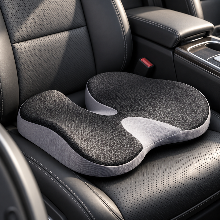 Orthopedic Car Seat Cushion Memory Foam Support Anti Slip Pad