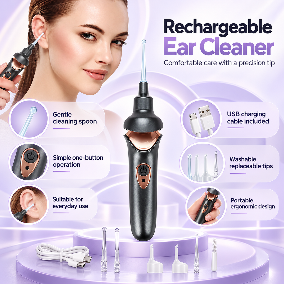 Ear Wax Removal Kit Painless Cleaning Tool for Adults and Kids