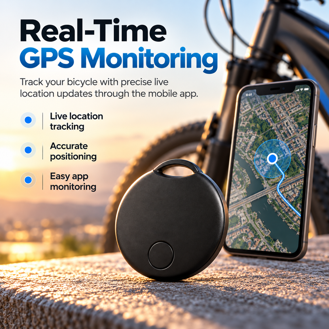 GPS Bike Tracker Subscription Free Water Resistant for Bicycles