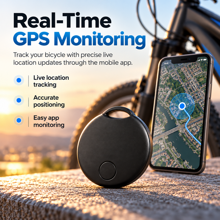 GPS Bike Tracker Subscription Free Water Resistant for Bicycles