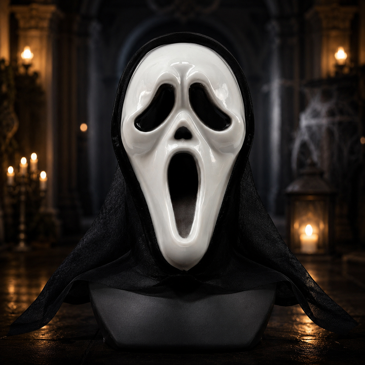 Ghostface Mask Halloween Horror Scary Scream Adult