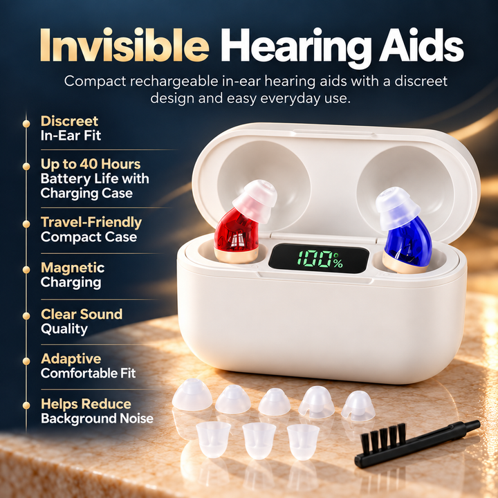 Invisible Rechargeable Sound Amplifier Hearing Aids In Ear