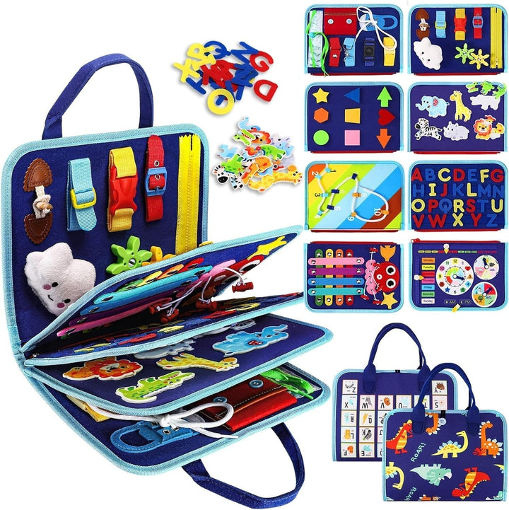 Montessori Busy Board Educational Activity Learning Toy Board