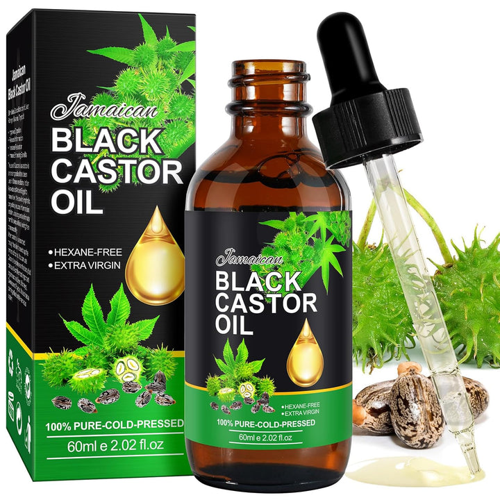 Black Castor Oil Organic Cold Pressed Hair and Skin Oil
