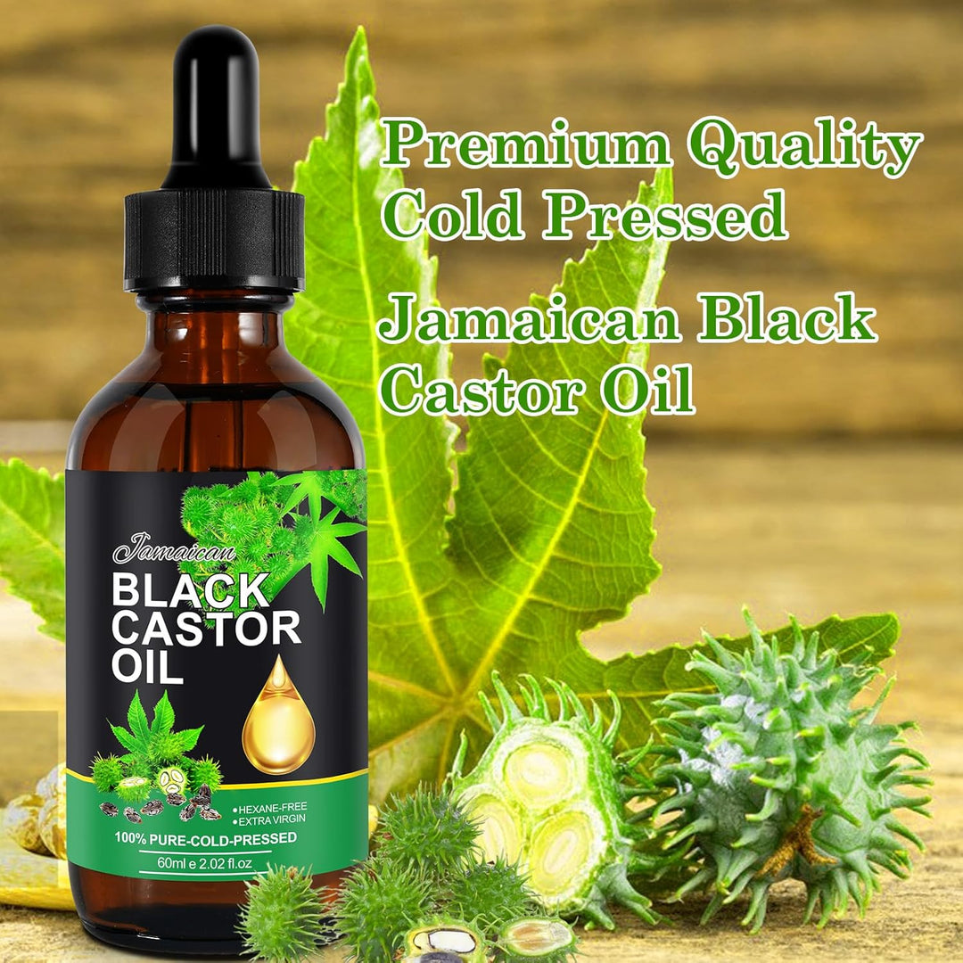 Black Castor Oil Organic Cold Pressed Hair and Skin Oil