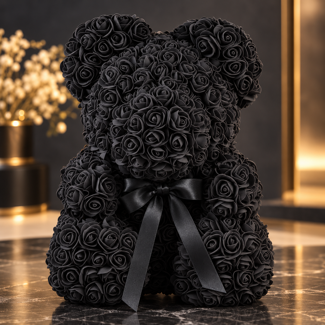 Rose Bear Handmade Luxury Flower Teddy Bear Gift for Her