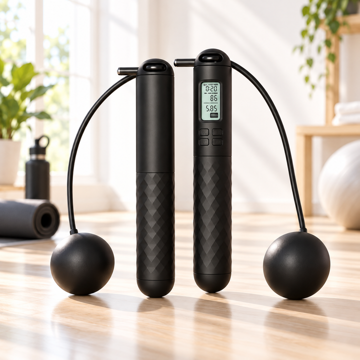 Weighted Cordless Jump Rope with Counter Tangle Free Skipping