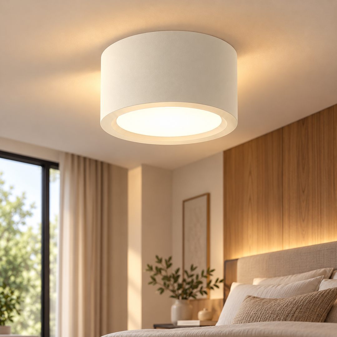 LED Flush Mount Ceiling Light Nordic Round Fixture for Rooms