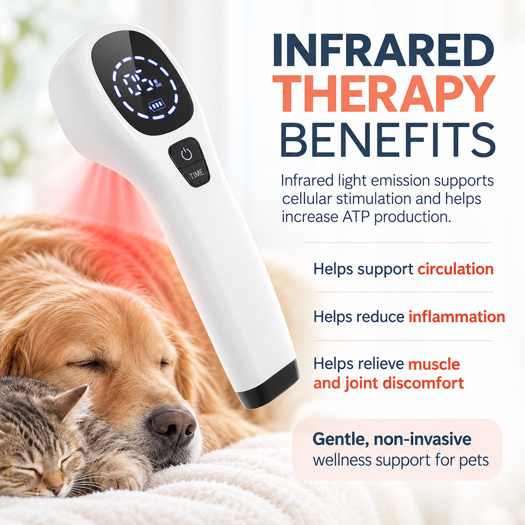 Cold Laser Therapy Device for Dogs Handheld Pet Pain Relief Home Care